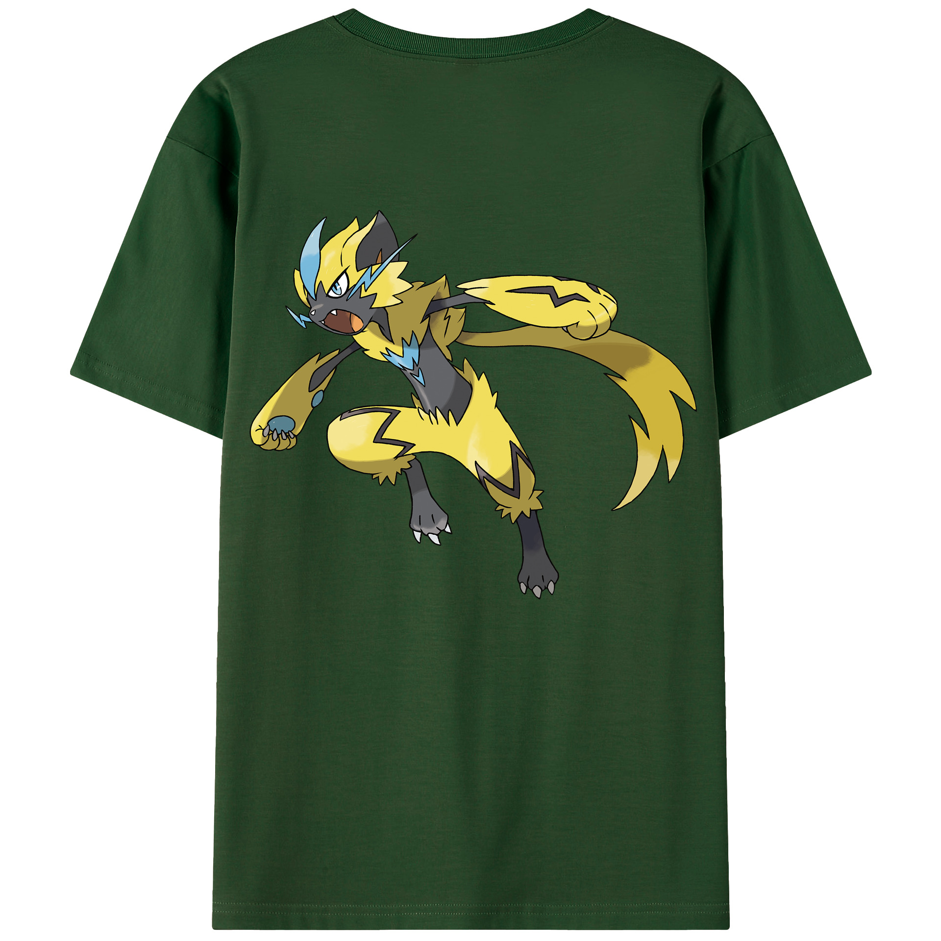 （画像用） ポケットモンスター Pokémon 綿100％半袖Tシャツ（背面プリント）